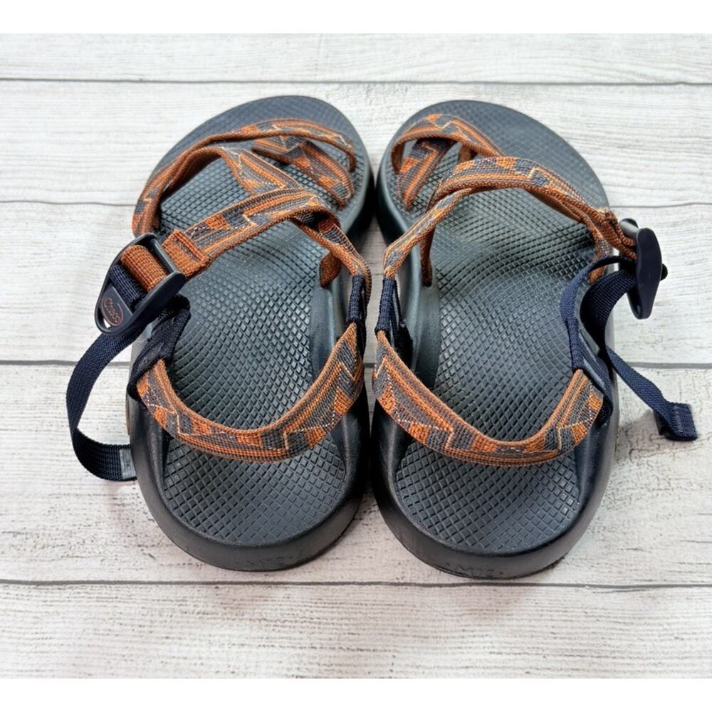 Chaco Men’s Z2 Classic Sandals Adjustable Strap Orange Hiking Outdoor Size 12 - Picture 3 of 7
